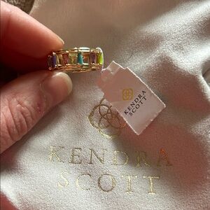 Kendra Scott Gold Ring with Multicolor Stones